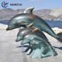 Outdoor Realistic Dolphin Sculpture