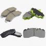 Rear Brake Pad set WVA 21125 Compatible with Dodge