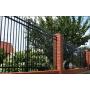 Powder Coated Galv. Steel Palisade Fence