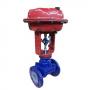 ASTM A216 WCB Diaphragm Control Valve, DN40, PN16, PTFE Line