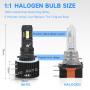 JG led headlight H15 Bulbs DRL 60W 6000LM 6000K