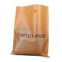 Reusable plastic die cut patch handle shopping carrier bags