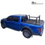 Adjustable truck bed rack