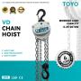 VD Manual Chain Hoist 1-5 Tons, With G80 Chain, Hooks With S