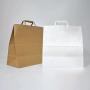 Brown Kraft Flat Handle Paper Bags