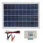 25W 12V Solar Panel Kit with Solar Charger Control