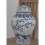 blue and white porcelain general jar