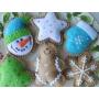 Wool felt Christmas decorations