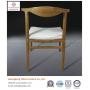 Modern solid wood fabric restaurant dining chair