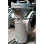 Fabricated steel bolted cover basket strainer