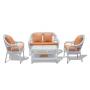 Olivia Wicker Sofa Set: